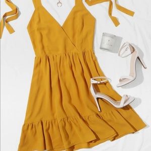 SHEIN top tie dress NWOT